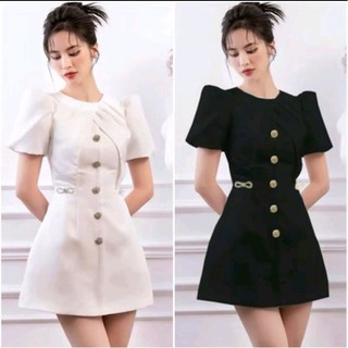 Đầm bigsize từ 50-90kg mã 202 chất liệu tapta đính 2 nơ bên hông xinh xắn