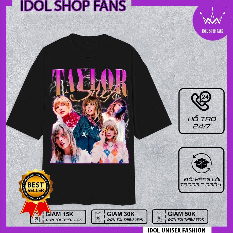 Áo thun Cotton Unisex Oversize Vintage Taylor Swift All Album Shirt, Songs Shirt, T-Shirt, TS Merch,