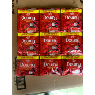 Nước xả vải Downy hương đam mê dây 12 gói x 18ml