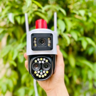 Camera YOOSEE PTZ 3 Mắt 8Mpx (2 Mắt Xem 1 Mắt Zoom Siêu Nét) Xoay 360 Độ- Xem 2 Vị Trí Khác Nhau Trên 1 Camera