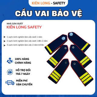 Cầu vai bảo vệ, cầu vai viền vàng, viền đỏ vạch vàng mẫu đẹp cao cấp