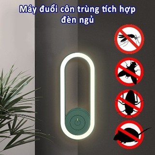 Thiết bị xua đuổi côn trùng,đuổi muỗi bằng sóng siêu âm - máy đuổi chuột gián muỗi ruồi kiến đa năng