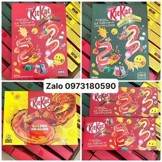 Bánh xốp phủ sôcôla sữa nestlé kitkat 204g