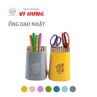 Ống cắm dao nhật, ống dao kéo nhựa hình vuông nhựa vĩ hưng - 3605
