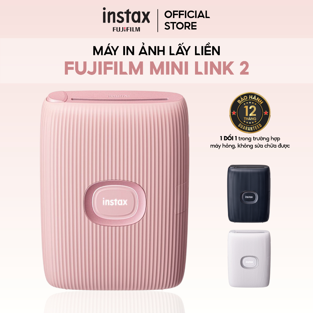 Máy In Ảnh Lấy Liền Fujifilm Instax Mini Link 2 - Bảo Hành 12 Tháng