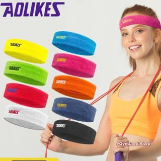 Băng đô thể thao cotton mịn đẹp Tập Yoga,Gym Thể Hình thấm hút mồ hôi AOLIKES (bản to)