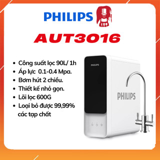 Máy lọc nước Philips AUT3016 | Máy lọc nước âm tủ, nhỏ gọn, thiết kế sang trọng, lõi lọc đến 600G