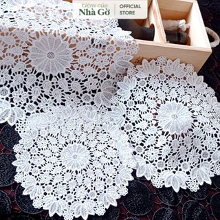 Tấm lót bình hoa đan họa tiết tinh tế tiện lợi của Nhà Gờ LOTBH M1