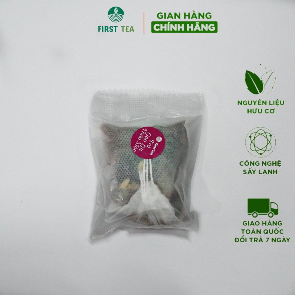 Trà Gạo Lứt Thảo Mộc First Tea ( Gói Dùng Thử )