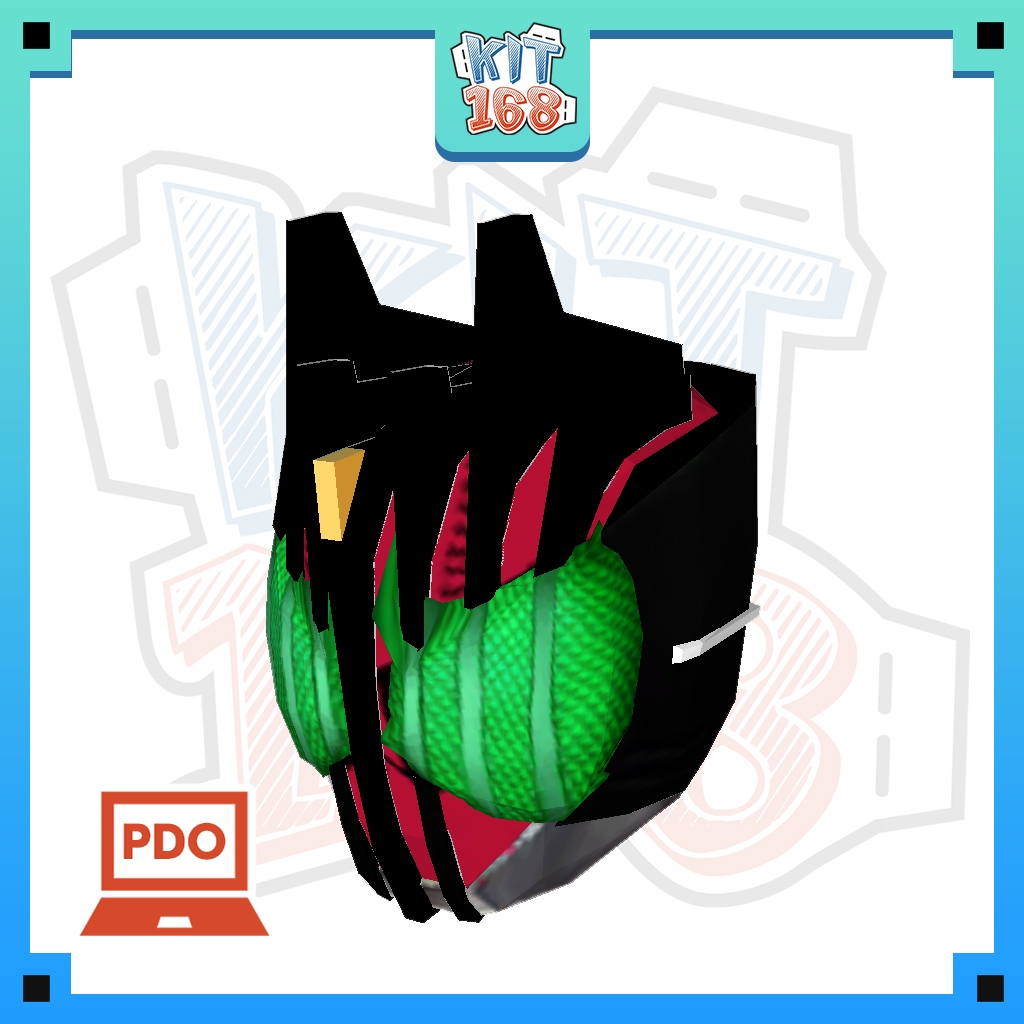 Mô hình giấy Anime Game Robot Mũ Decade - Kamen Rider (đội lên được)