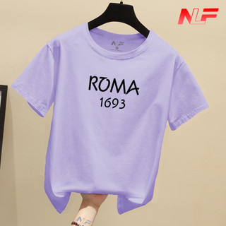 Áo Thun Nữ Tay Ngắn Form Rộng Roma AT-094 - Dễ Thương - Trending Xu Hướng - NLF Unisex Fashion