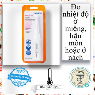 Nhiệt kế điện tử Omron MC-246 đo nhiệt độ cho trẻ khi sốt