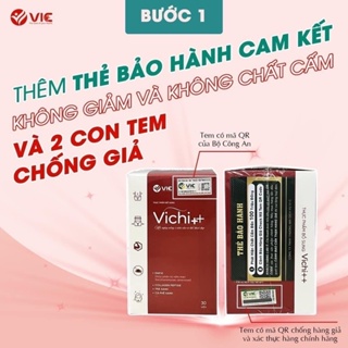 Viên Giảm Cân Vichi++ 30 Viên Kèm Viên Khoá Cân Phiên Bản Nâng Cấp Hàng