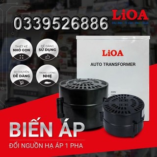 Biến Áp Đổi Nguồn LIOA 1000/1200/1500/2000VA (Nguồn Vào 220V / Nguồn Ra 100-120V)