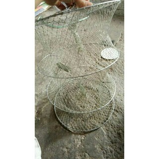 Lờ xếp vành sắt đặt cá, lợp xếp đặt cá vành sắt