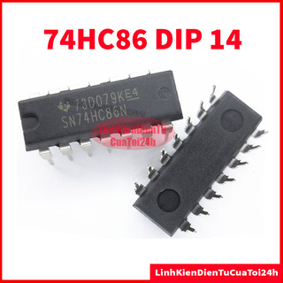 74hc86 dip 14 chân cắm hc86, 7486