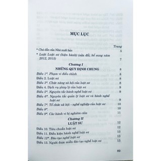 Sách - Luật Luật Sư (Hiện Hành) (sửa đổi, bổ sung năm 2012, 2015)
