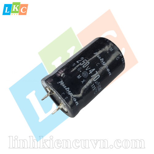 Tụ 470uF 250V 22x35mm tháo máy