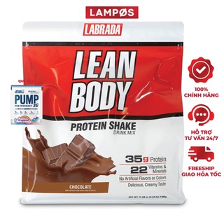 Bột Tăng Cơ Lean Body Labrada 2.1kg (30 Lần dùng) Bữa Ăn Thay Thế Hoàn Hảo, Bổ sung 35g Protein, 22 Vitamin