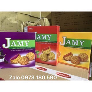 Bánh quy jamy nhân hương dâu / cam/ nho 200g