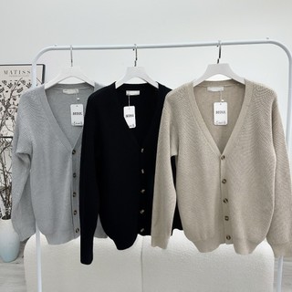 Áo khoác nam Cardigan vải Cottton dệt kim sang trọng, lịch lãm, chuẩn form - SEOUL