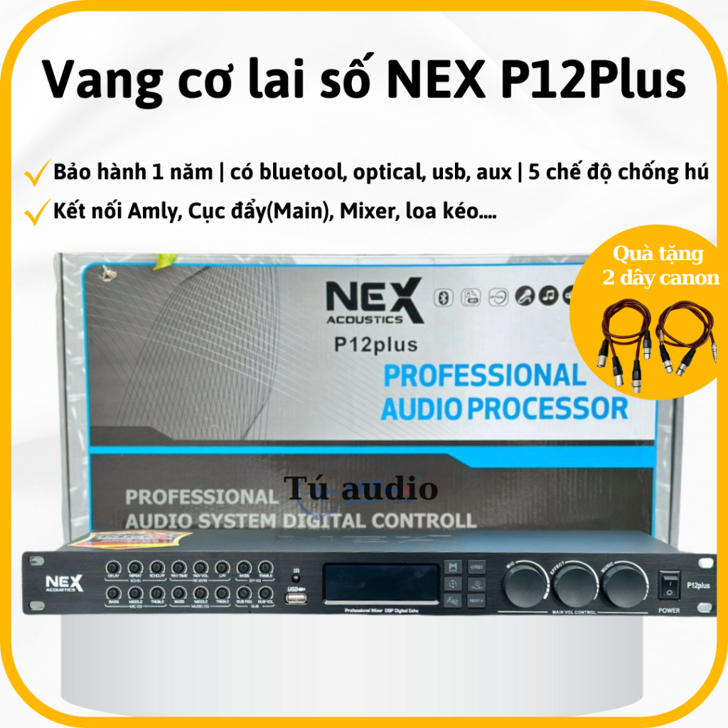 Vang cơ lai số Nex P12 plus đầy đủ chức năng có echo rever siêu mượt . hàng nhập khẩu bảo hành 12 tháng