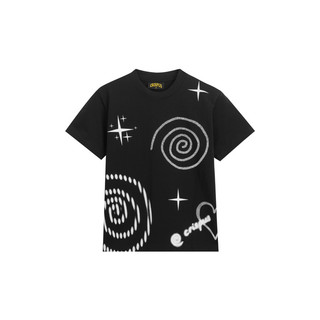 Áo babytee /spiral đen