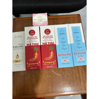 Combo tái tạo da cốt sâm cao cấp (2bột rửa mặt, 2 tái tạo da, 1 serum, 1kem dưỡng)