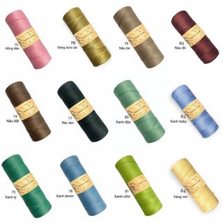 Len sợi dệt thhx yarn làm túi ,mũ từ màu 1-50 sợi 2mm