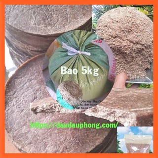 Combo 5kg bã đậu phộng đã xay nhuyễn, chưa qua xử lý làm phân bón hữu cơ cho cây trồng