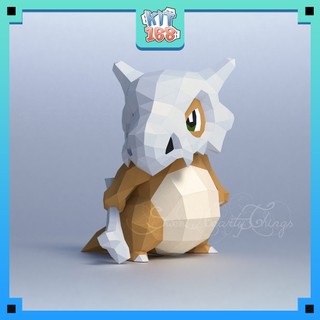 Mô hình giấy Anime Game Pokemon Cubone Polygon