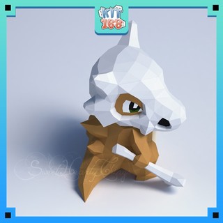 Mô hình giấy Anime Game Pokemon Cubone Polygon