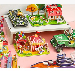 Bộ mô hình lắp ghép 3D bằng xốp mới nhất 2024