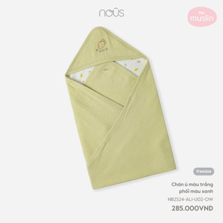 Chăn ủ Nous cho bé nhiều màu sắc họa tiết dễ thương chất liệu tháng mát dùng cho mùa hè, mùa thu