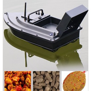 Tàu thả thính điều khiển từ xa, thuyền thả thính xa bờ, cano thả mồi câu cá 1-2 ben thế hệ mới pin 12000mah sóng 500 mét