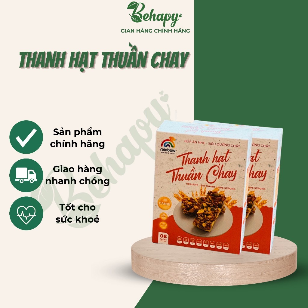 Bánh thanh hạt thuần chay 200gr