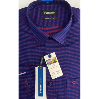 Áo sơ mi dài tay form ôm nhẹ Regular Fit 0231