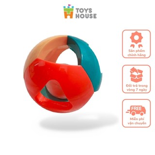 Bóng lục lạc cho bé tập bò - tập cầm nắm ToysHouse HE0142 - đồ chơi cho bé 6 tháng , chính hãng