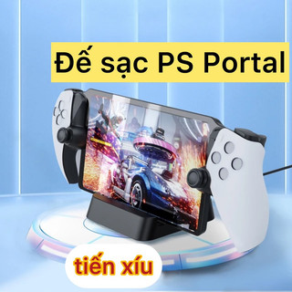 Dock sạc ps portal của hãng Iplay HBP-547 mầu trắng hỗ trợ sạc nhanh máy game PSPortal charging stand dock psportal
