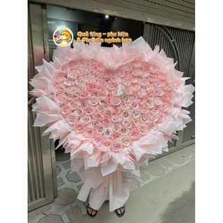 1 sấp 20 tờ giấy bó hoa bóng mờ - beebee