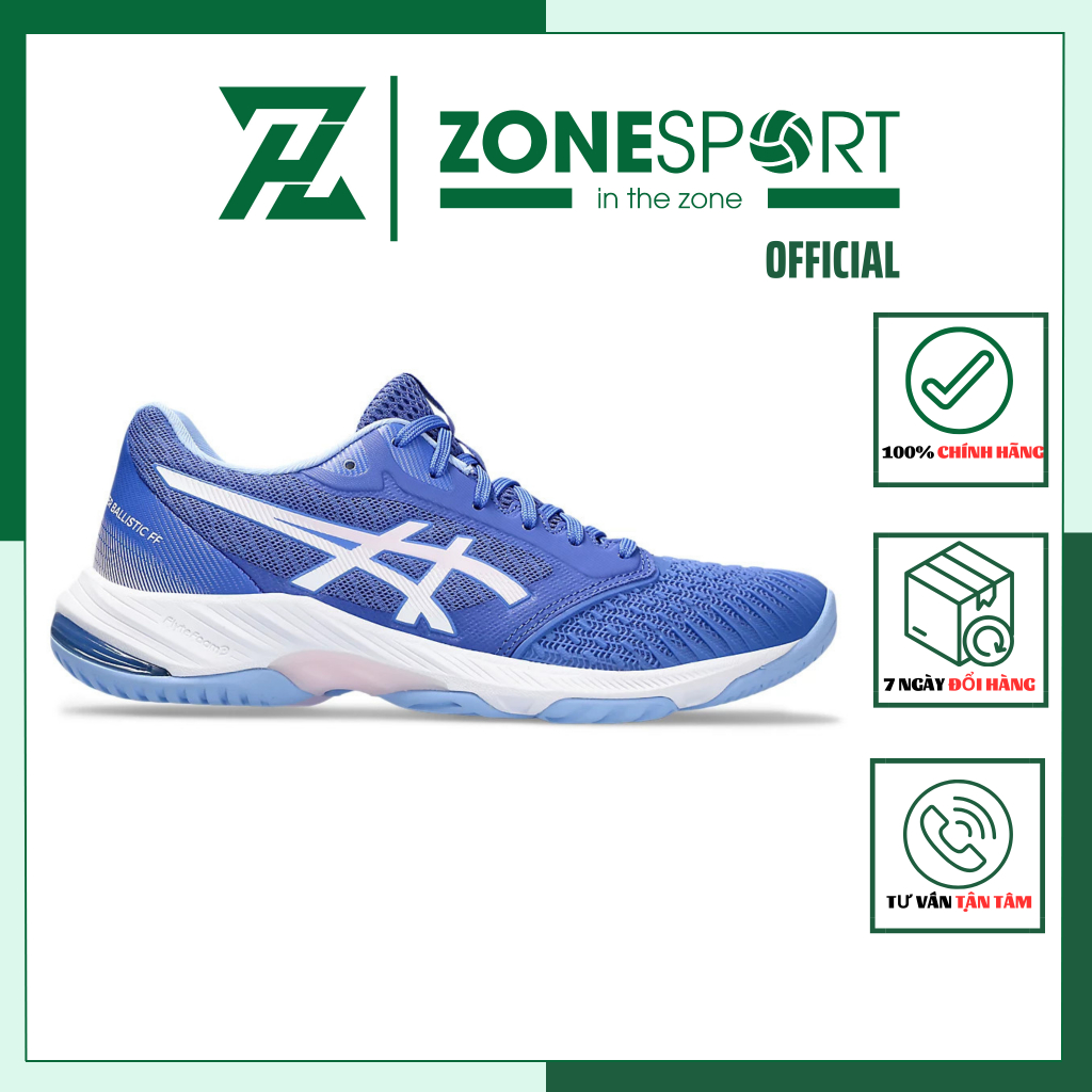 Giày Nữ Asics GEL NETBURNER BALLISTIC FF 3 - Giày Chuyên Bóng Chuyền cao cấp thiết kế cổ thấp trọng lượng nhẹ