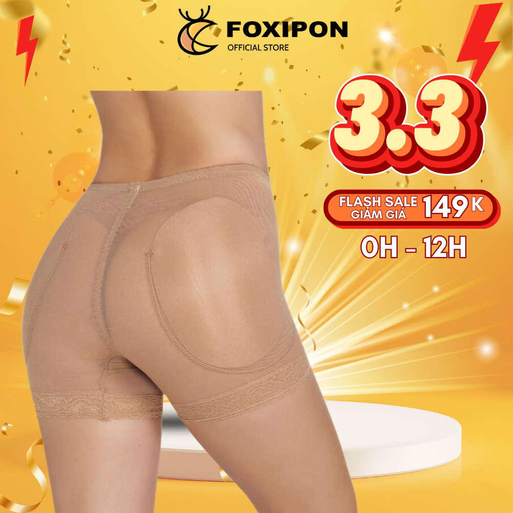 Quần độn hông 2 bên tự nhiên, khắc phục hõm mông FOXIPON 026