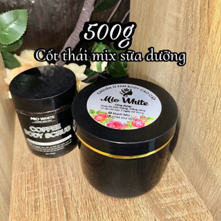 HỦ KEM 500g BODY CỐT THÁI MIX SỮA DƯỠNG giúp trắng da và phục hồi da. Tặng kèm 1 hủ tẩy da chết cafe 300g. 