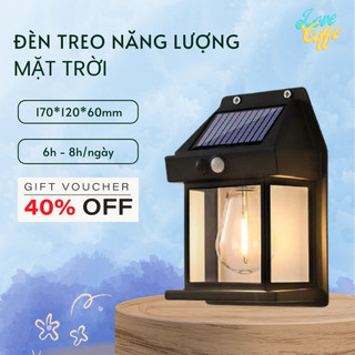 Đèn Trang Trí Treo Tường Classic Chạy Bằng Năng Lượng Mặt Trời, Bảo hành 1 năm