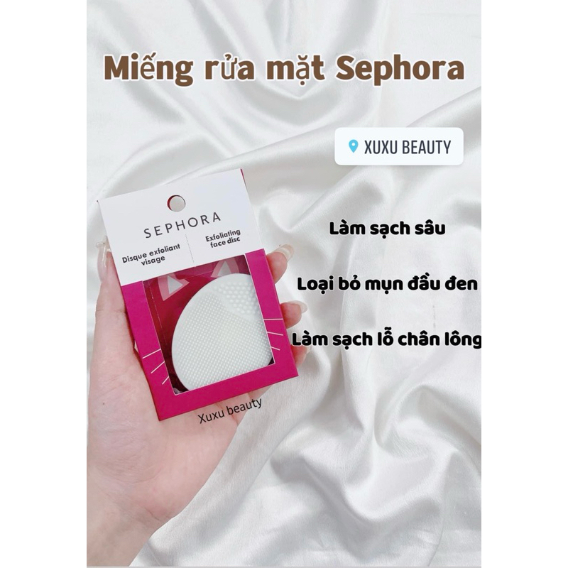 Miếng rửa mặt sephora pad