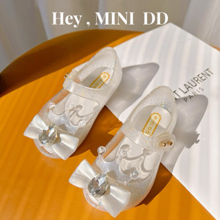  Giày nơ nhựa thơm chuẩn hãng MINI DD siêu xinh cho bé gái vương miện 2024   sẵn   