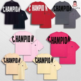 Áo Thun Champion Big Logo Cotton Cao Cấp Unisex Thun Nam Nữ Tay Lỡ - Mẫu 01