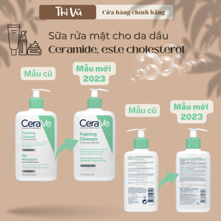 Sữa rửa mặt cerave bản pháp có bill 236 ml- 473ml