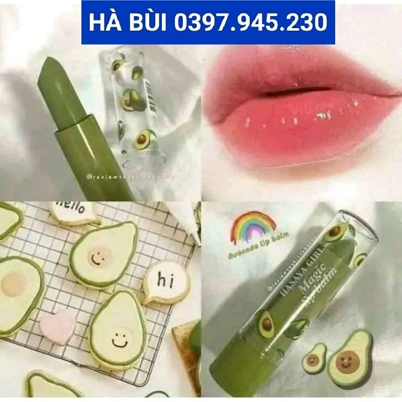 Son dưỡng bơ Thái Lan 😘lên màu hồng nhẹ nhàng tự nhiên