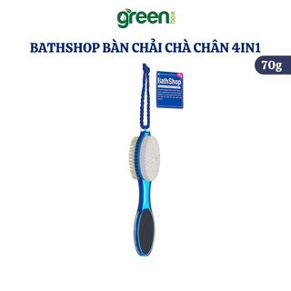 Bàn chải chà gót chân bathshop chăm sóc móng 4in1 cao cấp 70g